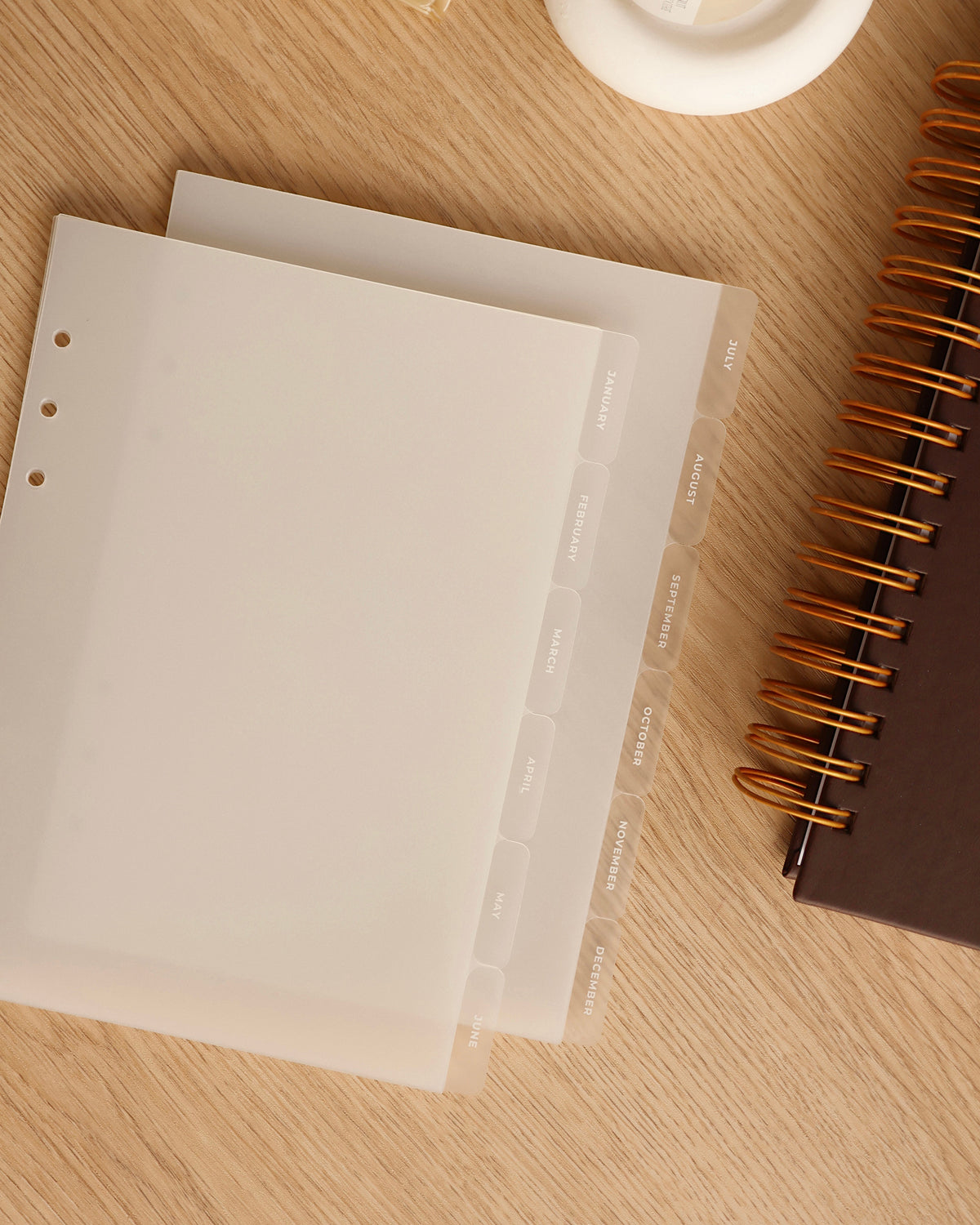 Monthly Divider Tabs | A5 Rings