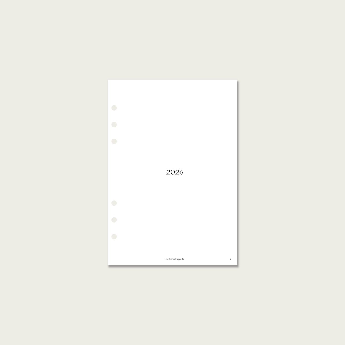 2026 Dated Planner (Jul - Dec) | A5 Rings