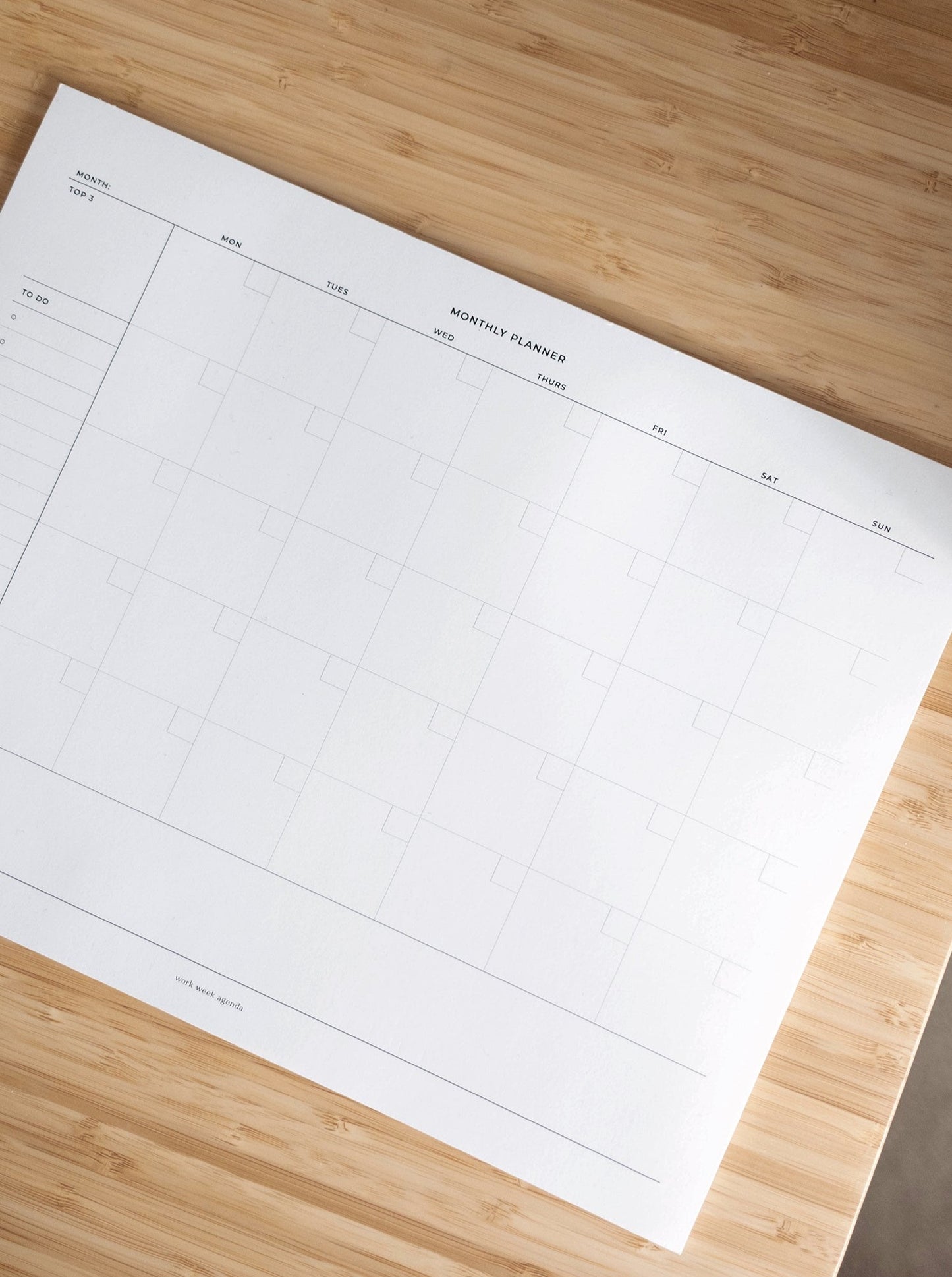 Monthly Notepad