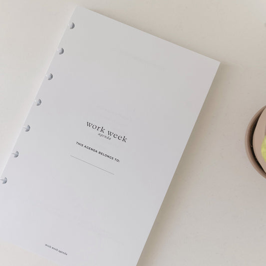 Undated Weekly Planner | Discbound Inserts