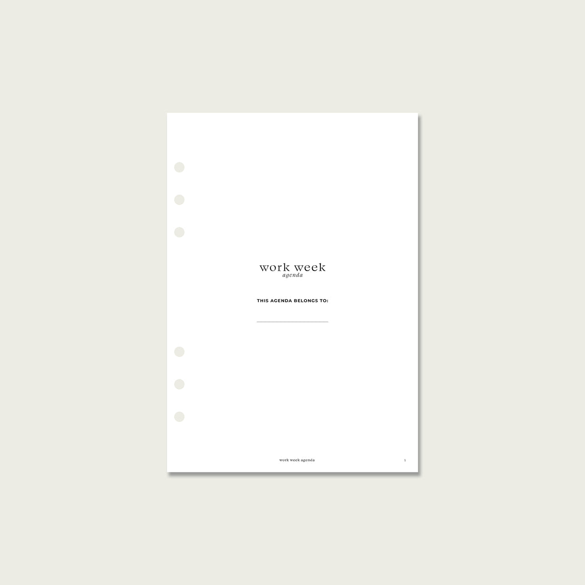 2027 Dated Planner Inserts | A5 Rings