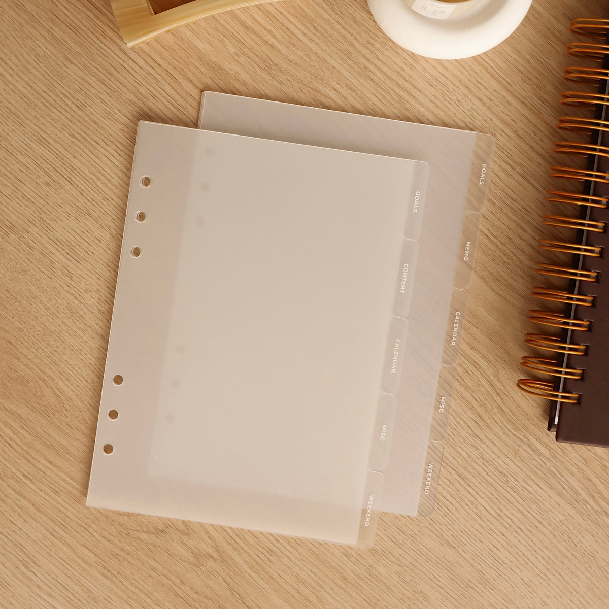 Side Signature Divider Tabs | A5 Rings