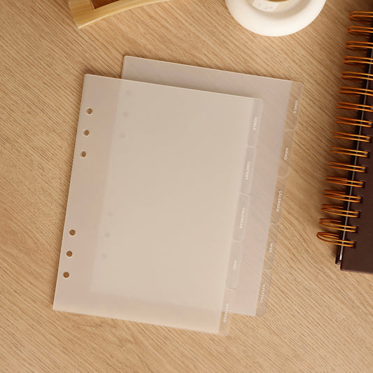 Side Signature Divider Tabs | A5 Rings