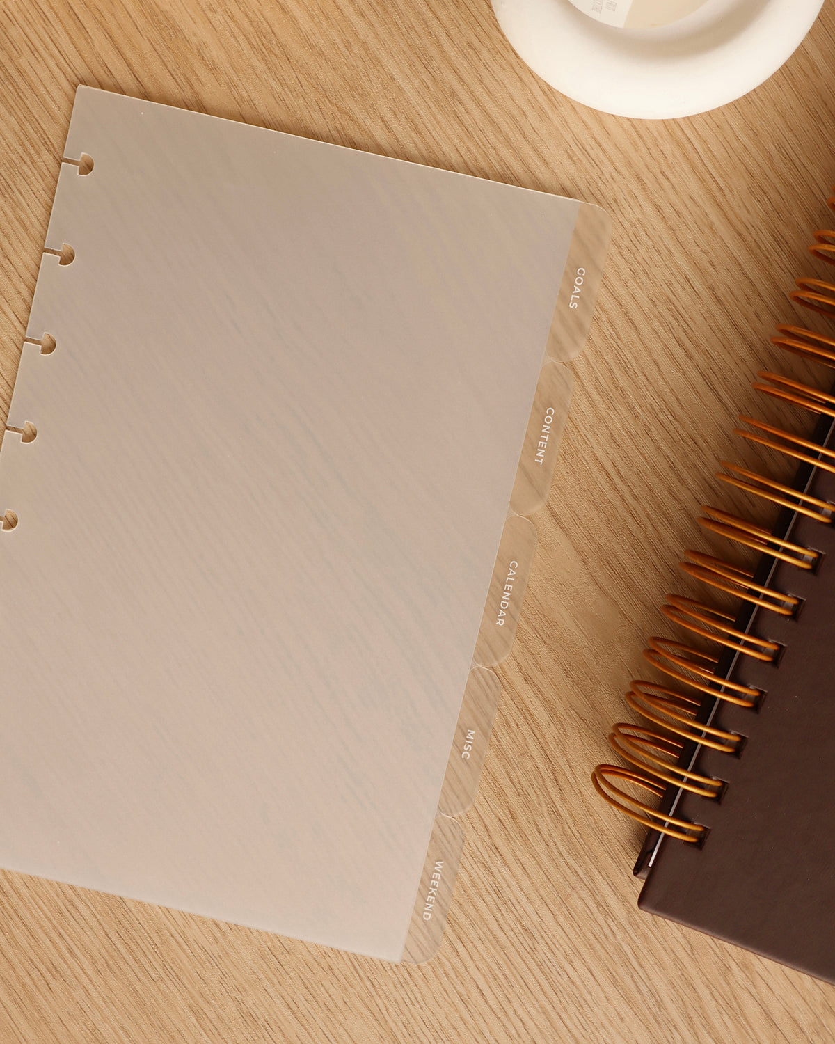 Side Signature Divider Tabs | Half Letter Discbound