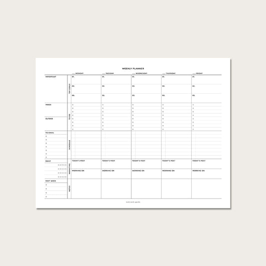 Weekly Notepad